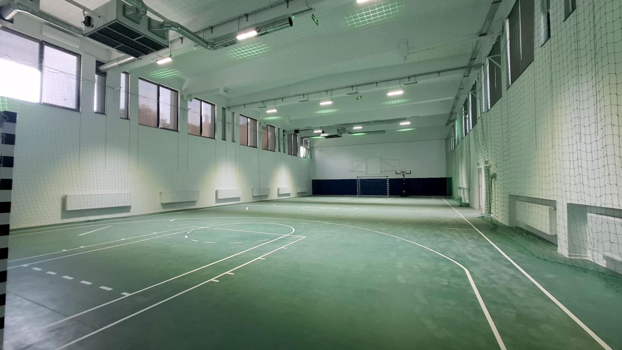 Sala de sport a Liceului de Marină a fost modernizată